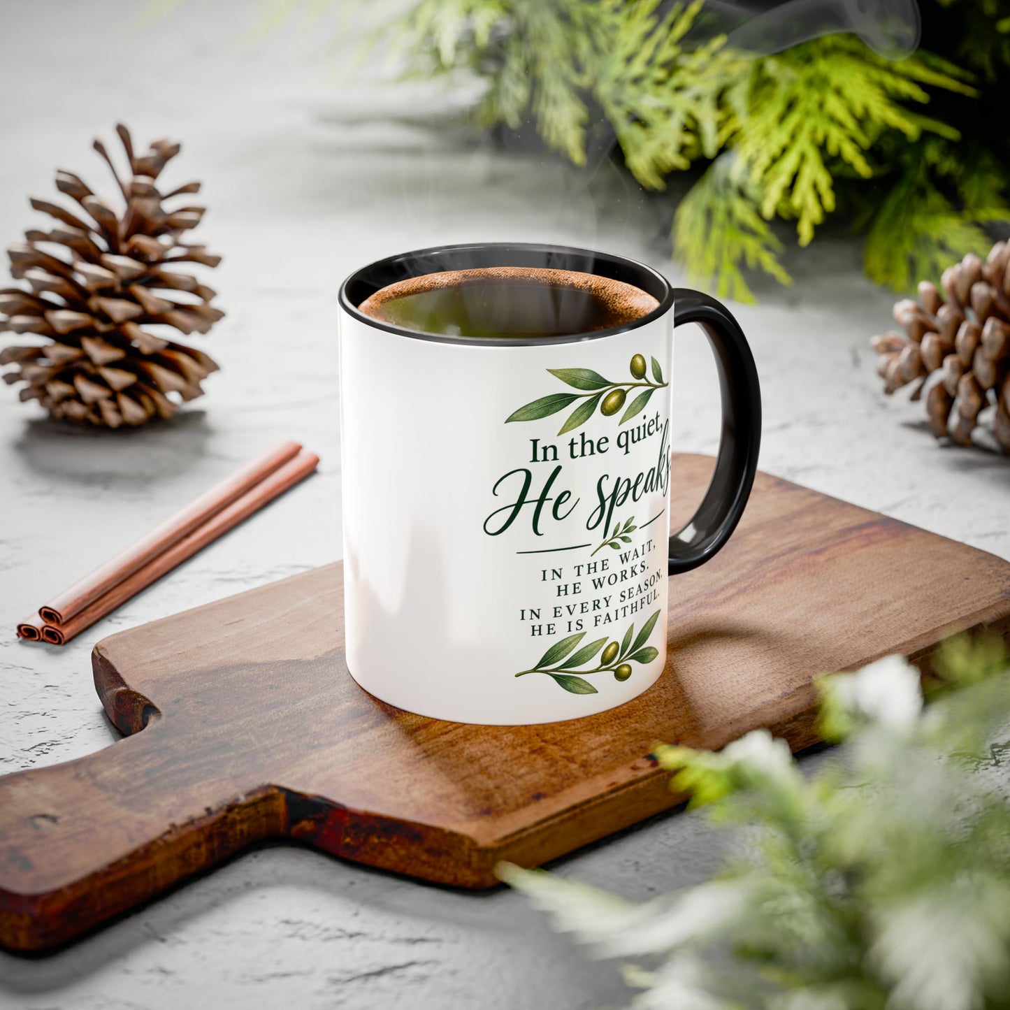 Be Still & Know Christian Mug – Psalm 46:10 Scripture Coffee Cup