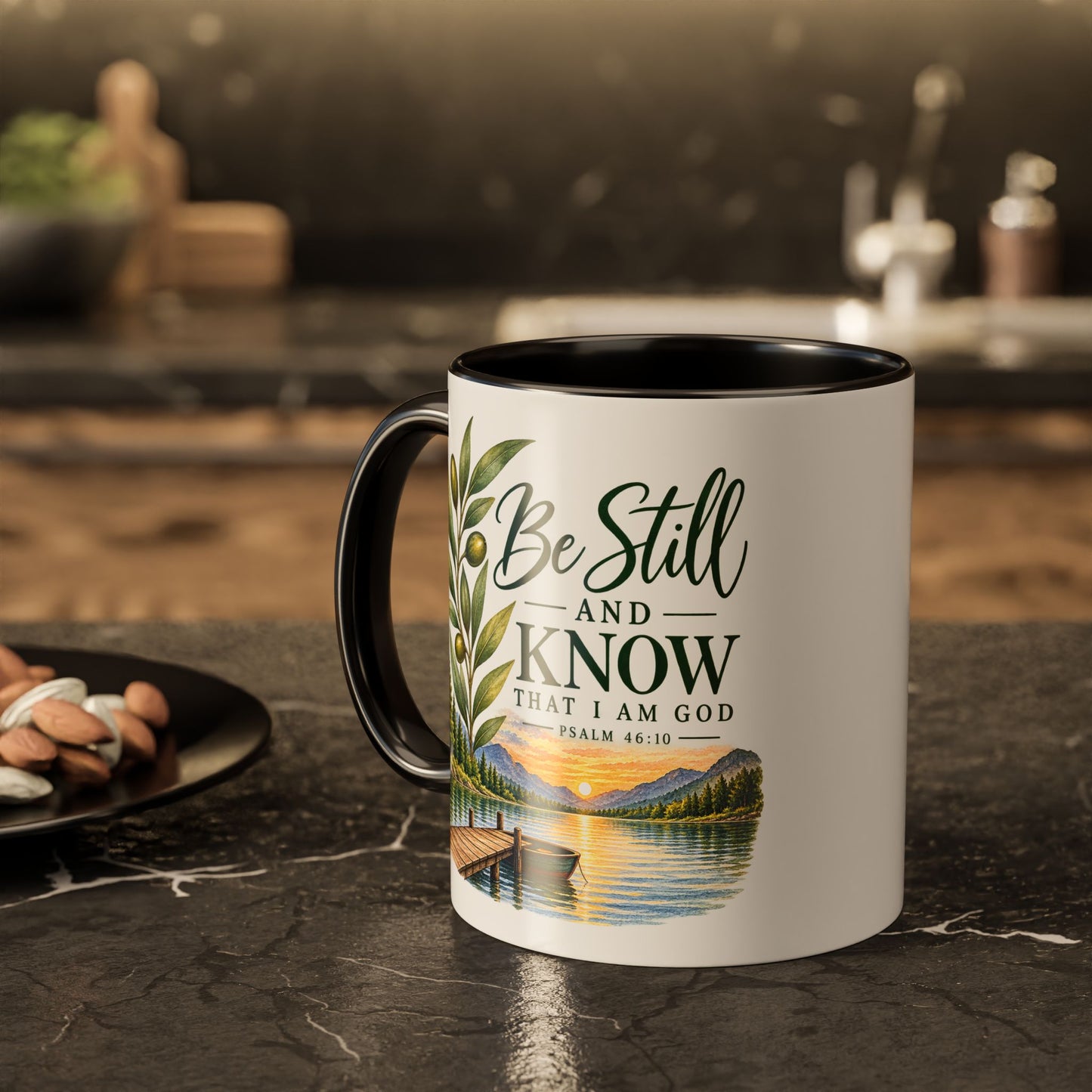 Be Still & Know Christian Mug – Psalm 46:10 Scripture Coffee Cup