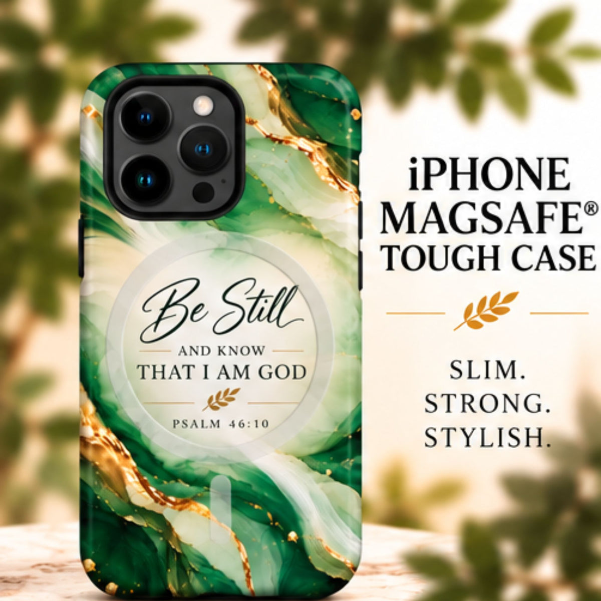 Psalm 46:10 iPhone Case – Be Still & Know - Heavenly Treasures
