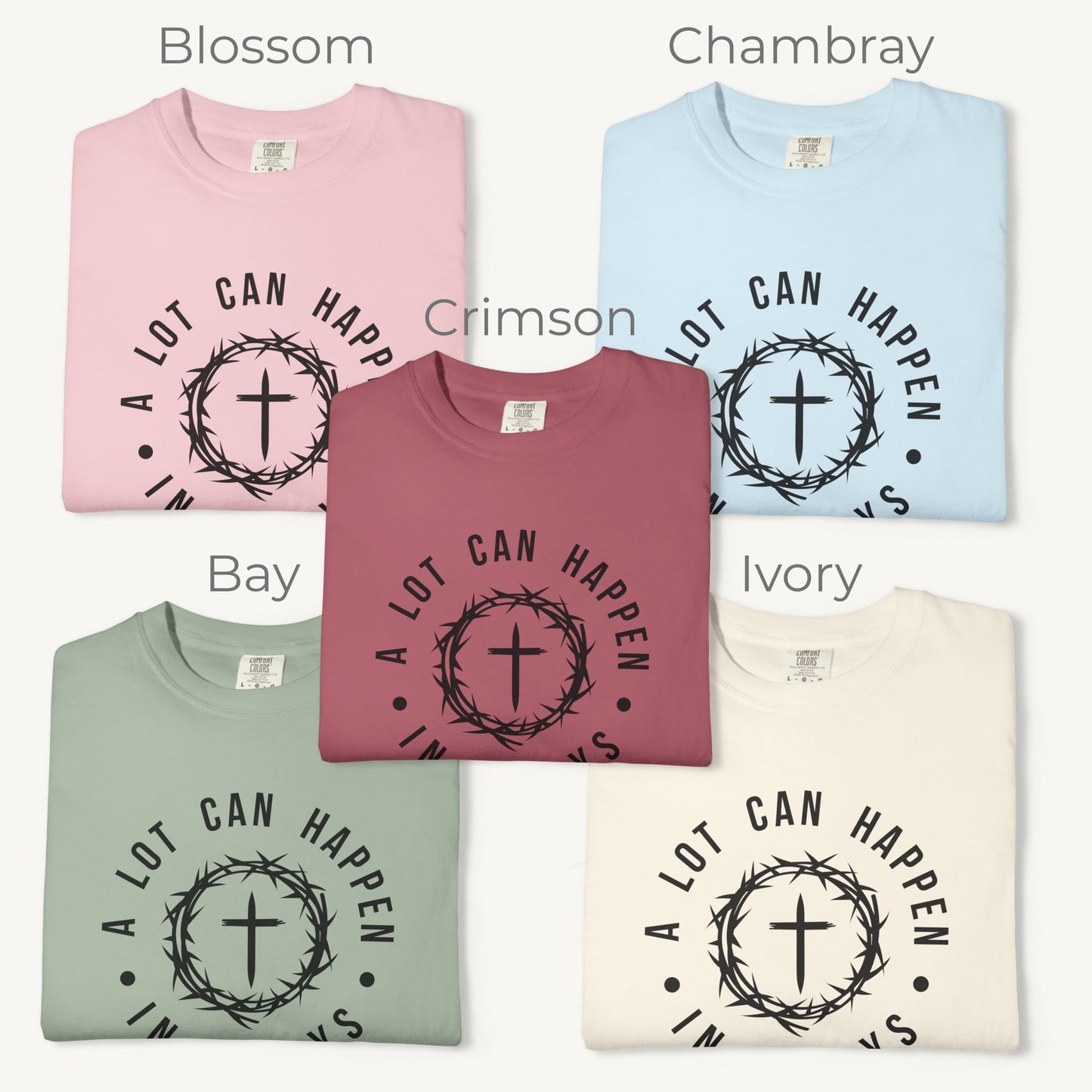 Easter Faith T-Shirt | He Is Risen - Heavenly Treasures