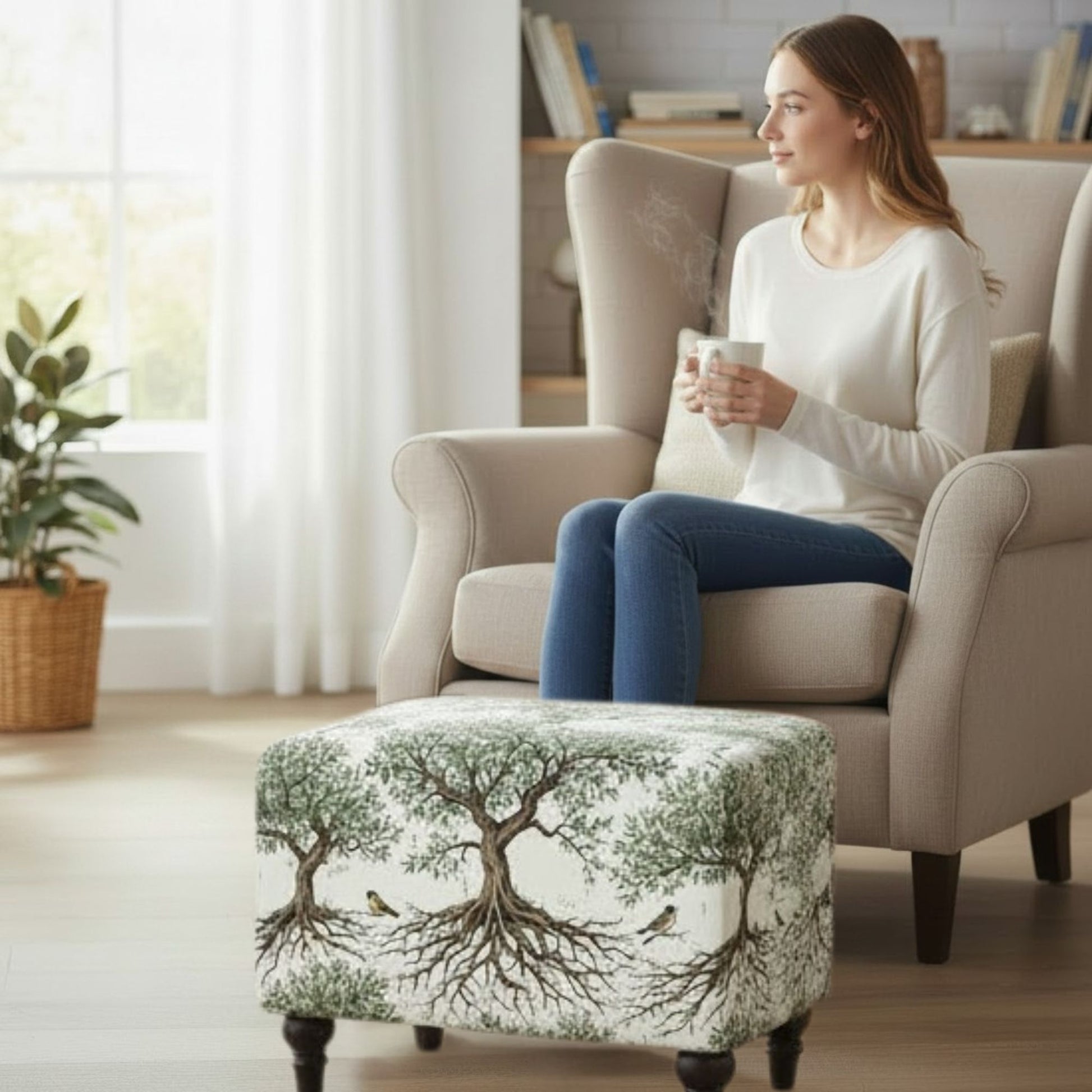 Rooted in Grace Fabric by the Yard - Heavenly Treasures
