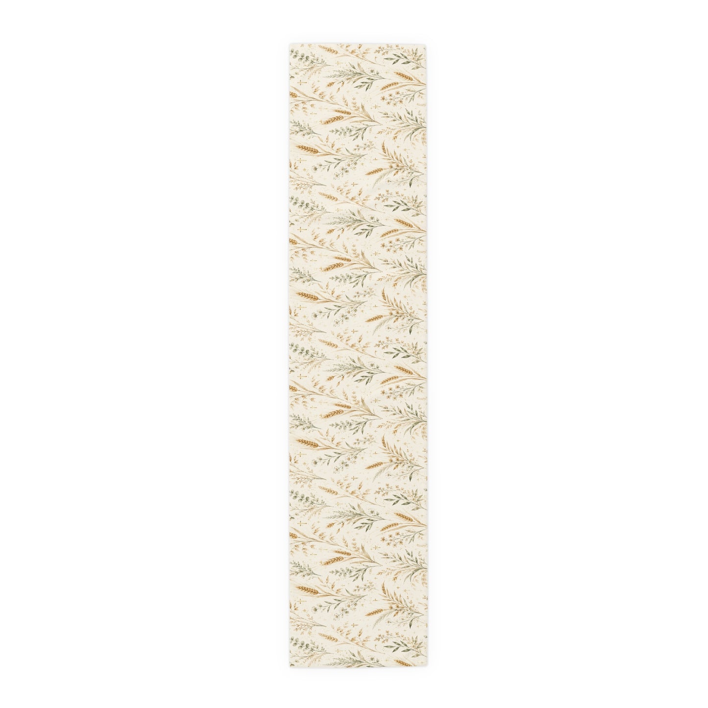 Fields of Grace Table Runner Christian Table Decor Botanical Wheat Table Runner Farmhouse Dining Decor Faith-Inspired Table Linen
