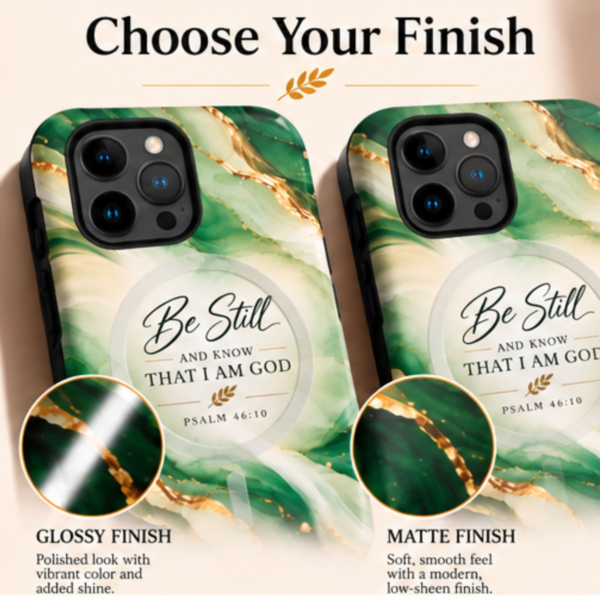 Psalm 46:10 iPhone Case – Be Still & Know - Heavenly Treasures