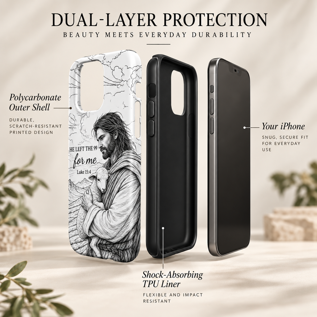 You Left the 99 | Luke 15:4 | Christian iPhone Case - Heavenly Treasures