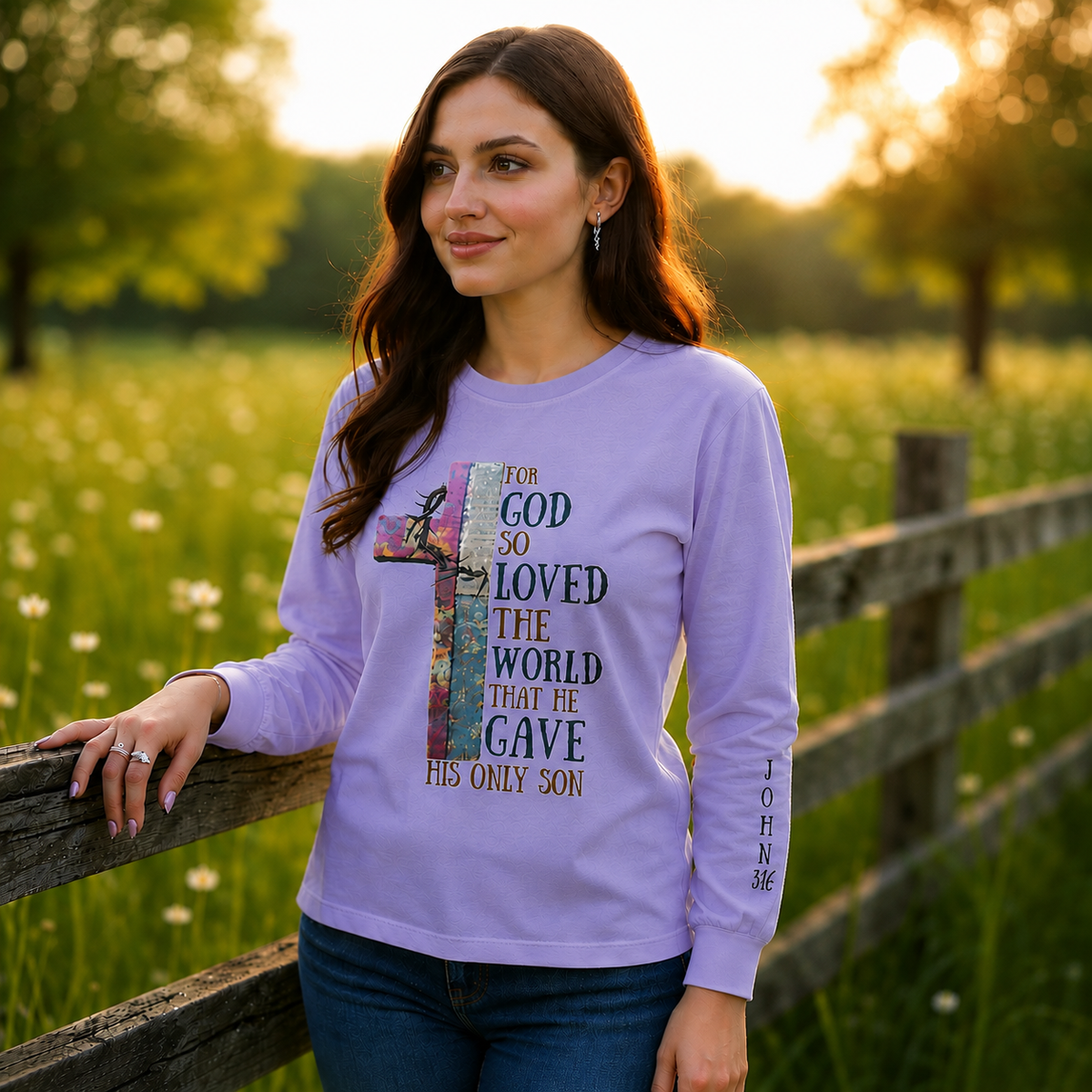 So God So Loved the World Christian T-Shirt • John 3:16 Shirt • Faith Graphic Tee for Women & Men • Bible Verse Tee • Christian Gift Idea - Heavenly Treasures
