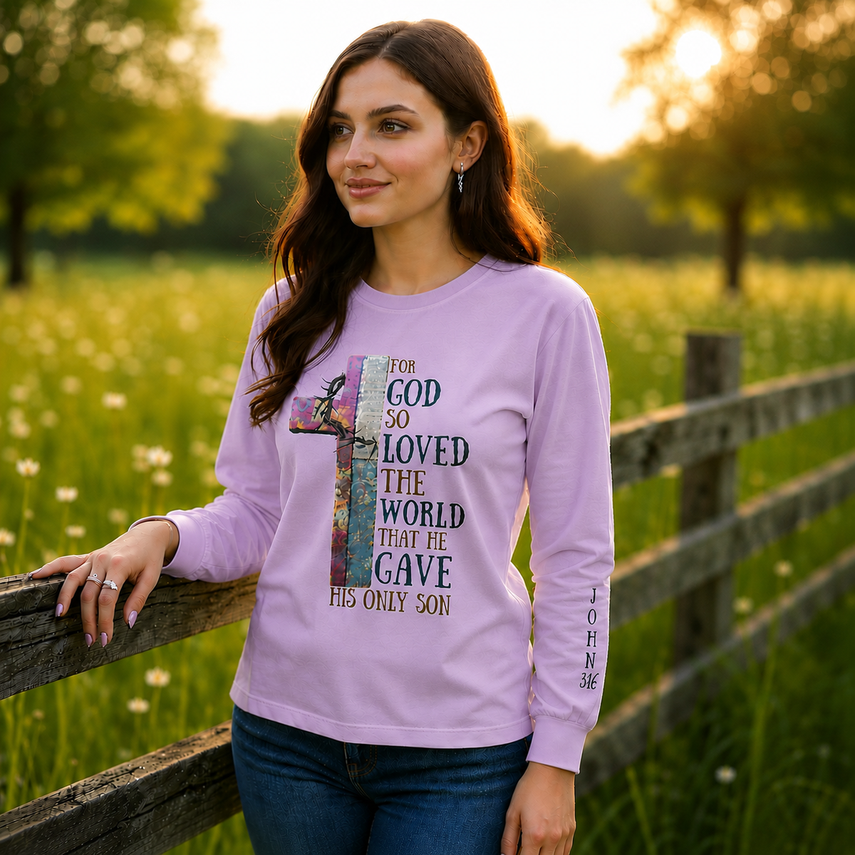 So God So Loved the World Christian T-Shirt • John 3:16 Shirt • Faith Graphic Tee for Women & Men • Bible Verse Tee • Christian Gift Idea - Heavenly Treasures