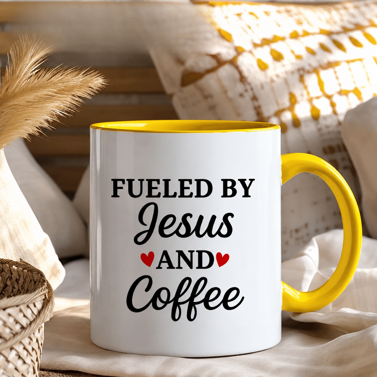 Christian Coffee Mug – Jesus Devotional Design