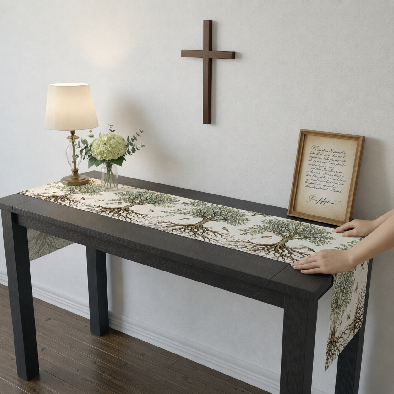 Rooted in Grace Table Runner - Heavenly Treasures