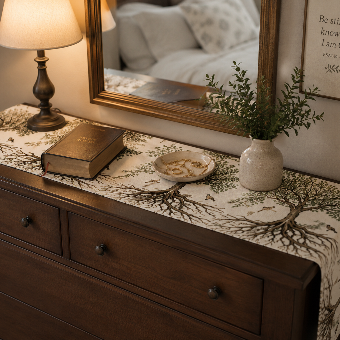Rooted in Grace Table Runner - Heavenly Treasures