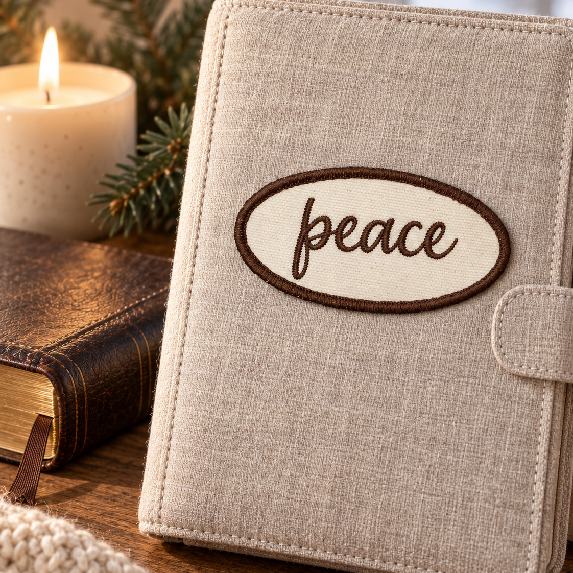Christian Faith Word Embroidered Patch – Iron-On or Sew-On