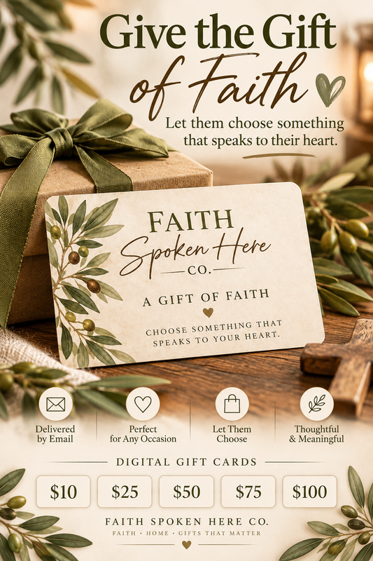 A Gift of Faith – Digital Gift Card - Heavenly Treasures