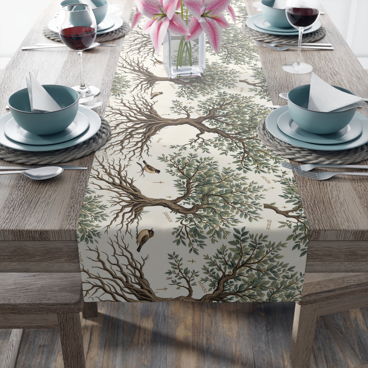 Rooted in Grace Table Runner - Heavenly Treasures