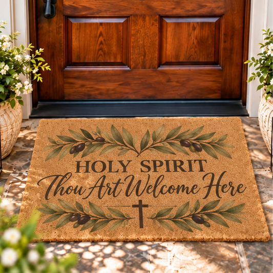 Holy Spirit Welcome Doormat - Heavenly Treasures