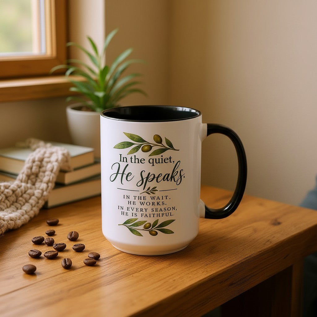 Be Still & Know Christian Mug – Psalm 46:10 Scripture Coffee Cup