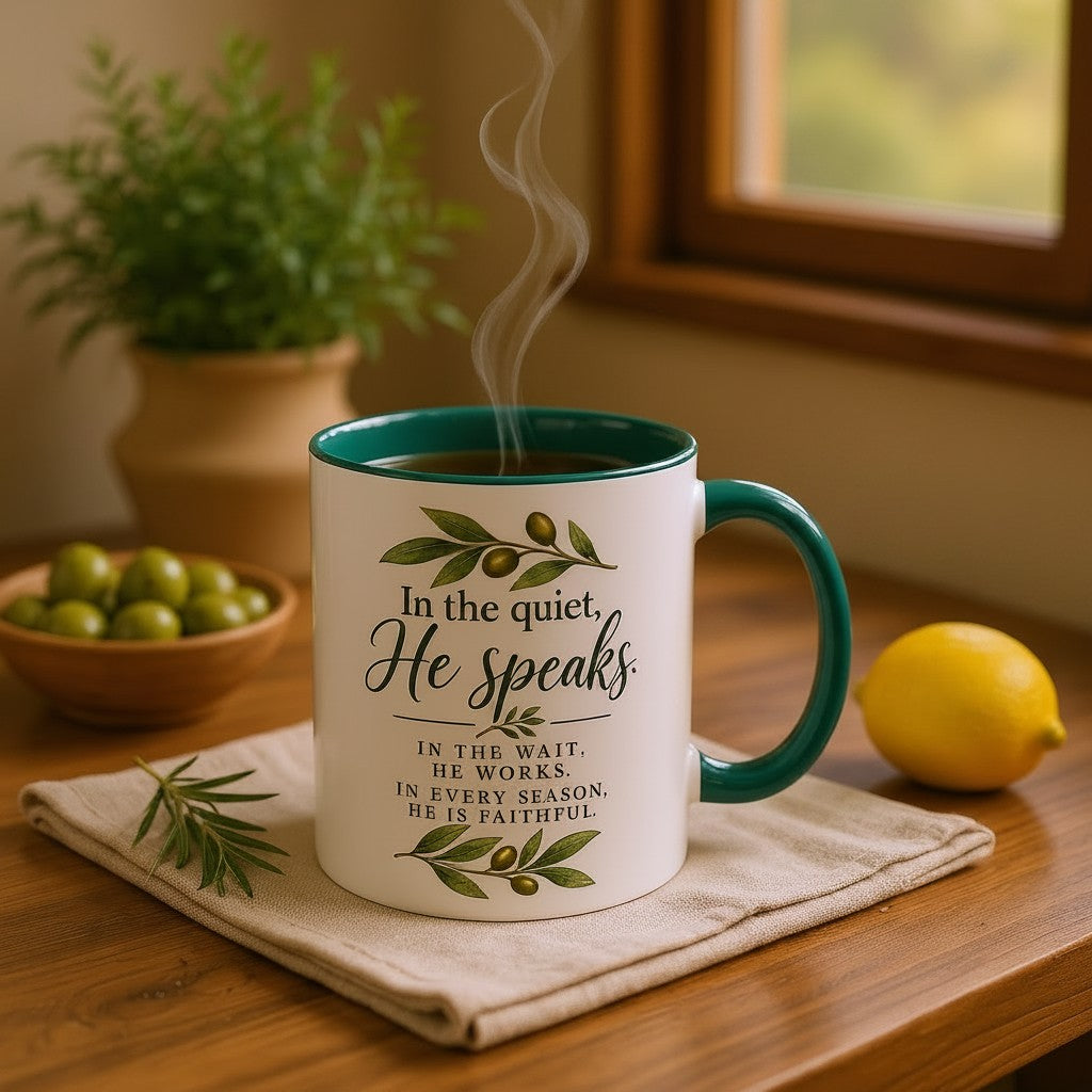 Be Still & Know Christian Mug – Psalm 46:10 Scripture Coffee Cup