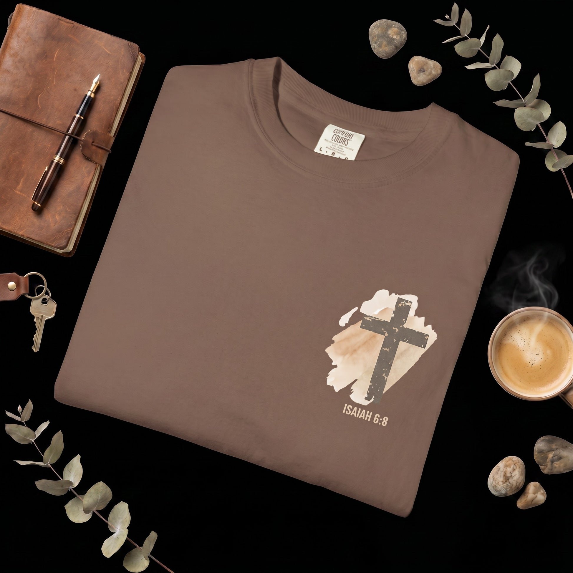 Isaiah 68 Shirt – Bold Missionary Faith Tee with Distressed Cross - Heavenly Treasures