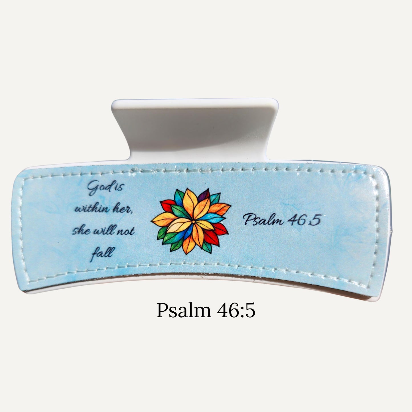 Christian Hair Claw Clip – Scripture Hair Accessories for Women – Bible Verse Claw Clips – Inspirational Faith Gifts – Small Encouragement Gift - Heavenly Treasures