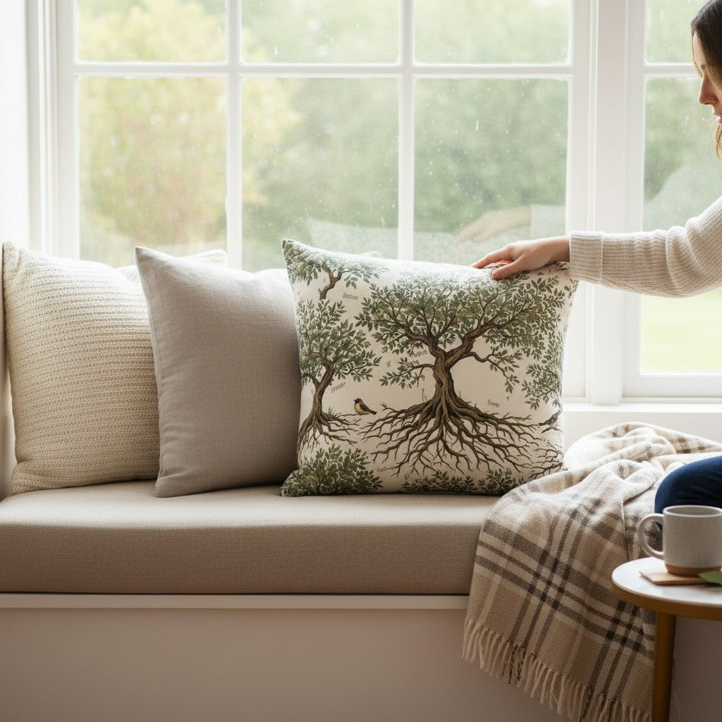 Rooted in Grace Throw Pillow - Heavenly Treasures
