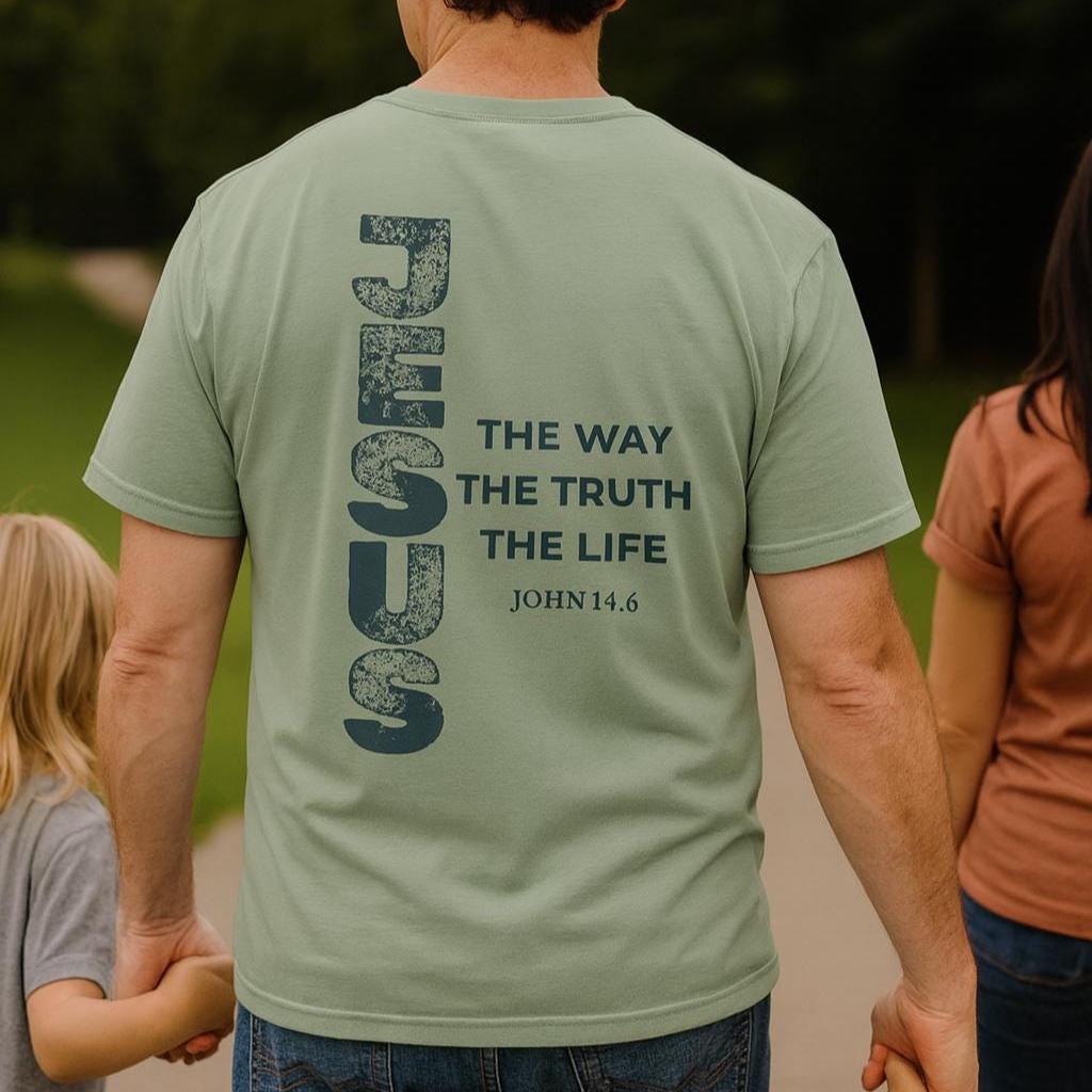 A timeless faith tee inspired by John 14:6 - Heavenly Treasures