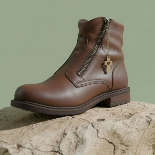 Handcrafted Olive Wood Cross Necklace – Faith Jewelry from the Holy Land