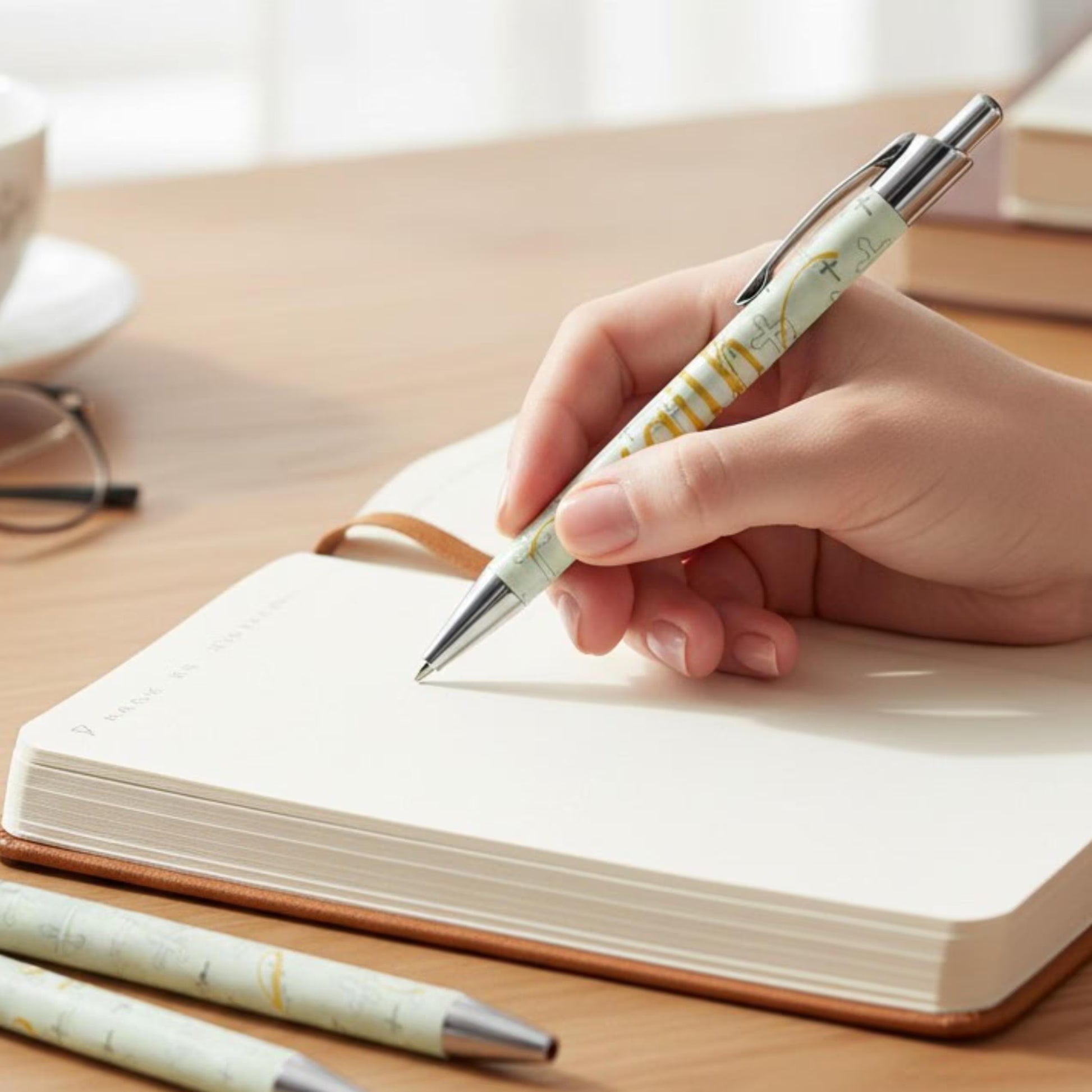 Pastor Gift Pen Scripture Writing Tool Christian Ministry Gift Worship Experience Faith Inspired Bible Verse Prayer Pen Set Custom Church - Heavenly Treasures