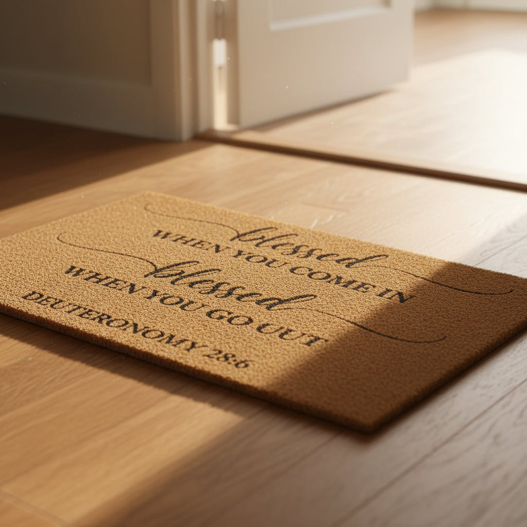 Blessed When You Come In, Blessed When You Go Out | Christian Coco Doormat - Heavenly Treasures