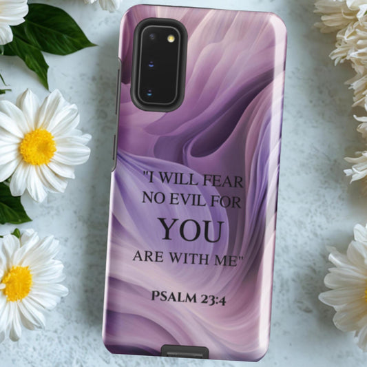“I Will Fear No Evil” | Psalm 23:4 | Christian Galaxy Case - Heavenly Treasures