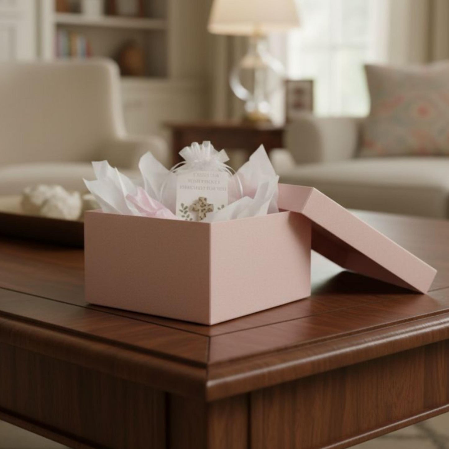 Pocket Crystal Cross Religious Gift Christian Faith Healing Stone Comfort Item Prayer Token Spiritual Accessory Daily Reminder Meditation - Heavenly Treasures