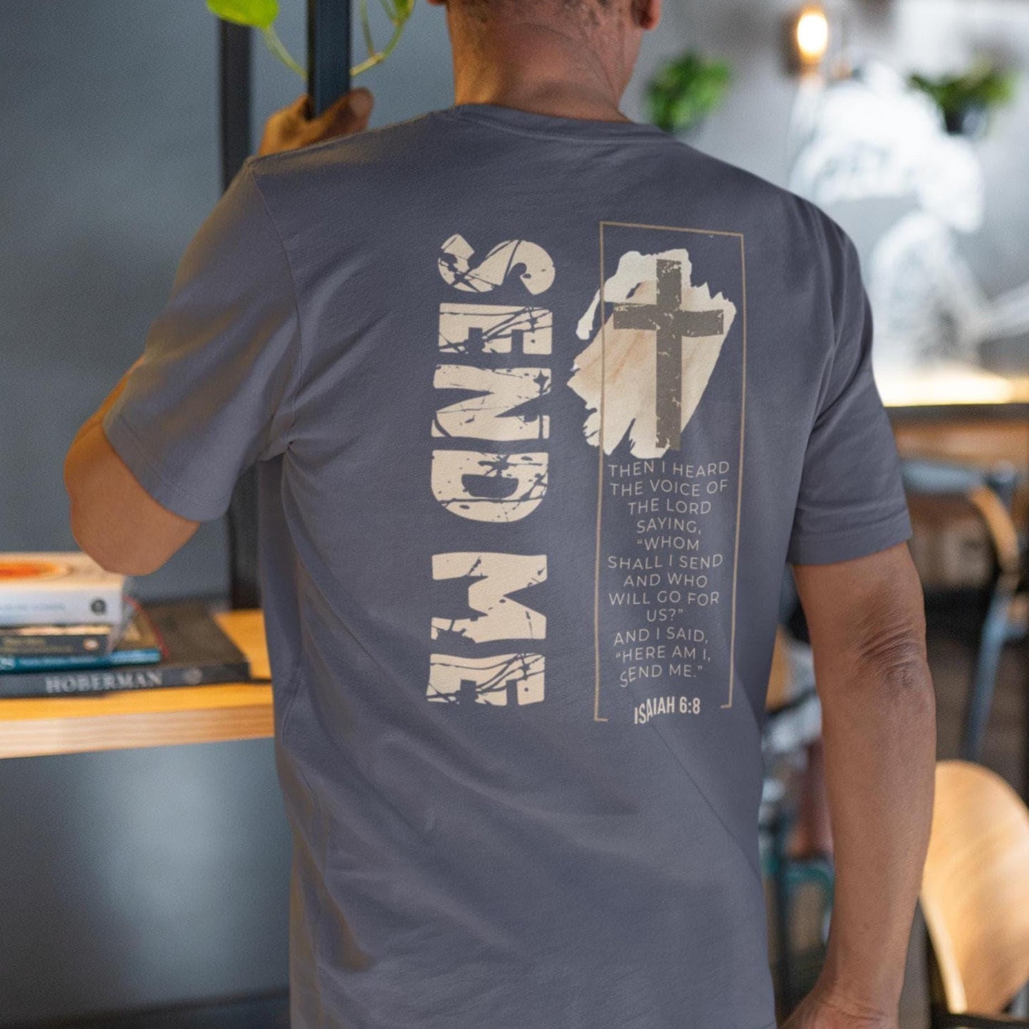 Send Me Christian T-Shirt | Isaiah 6:8 Faith Tee for Men & Women - Heavenly Treasures
