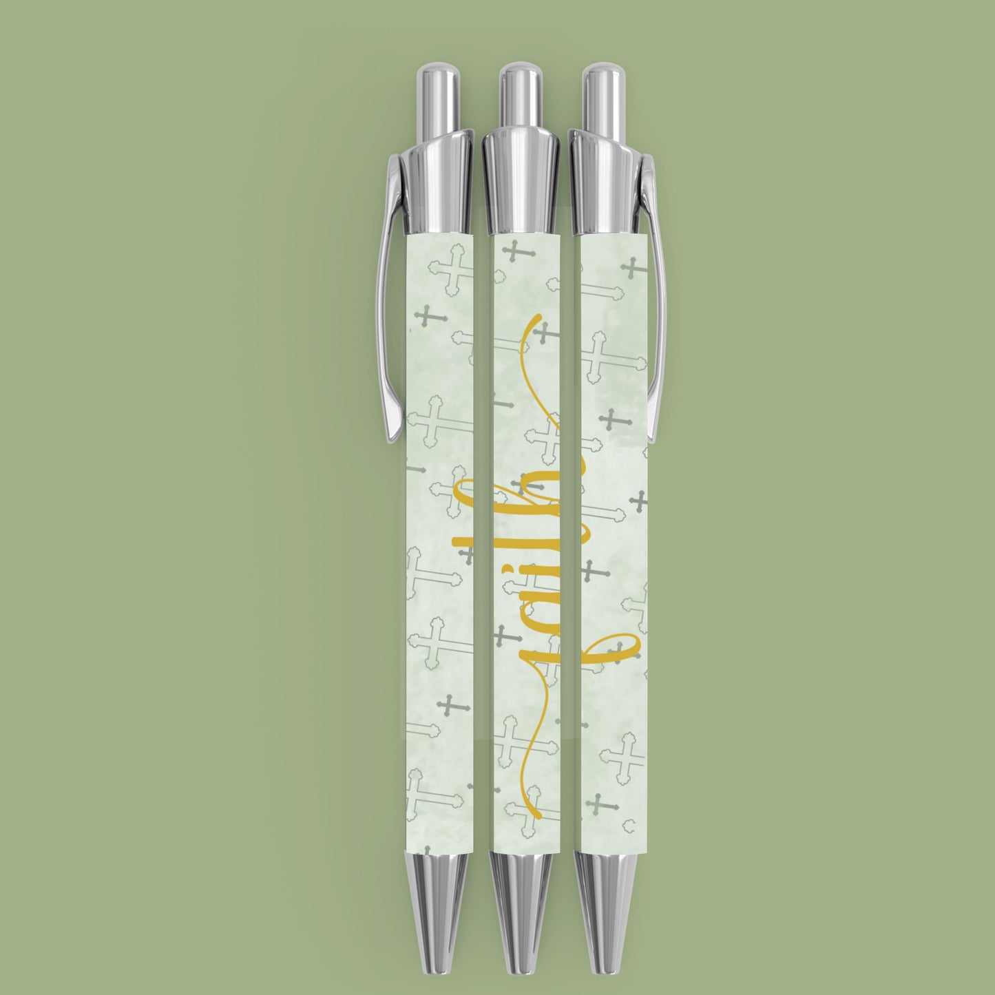 Pastor Gift Pen Scripture Writing Tool Christian Ministry Gift Worship Experience Faith Inspired Bible Verse Prayer Pen Set Custom Church - Heavenly Treasures