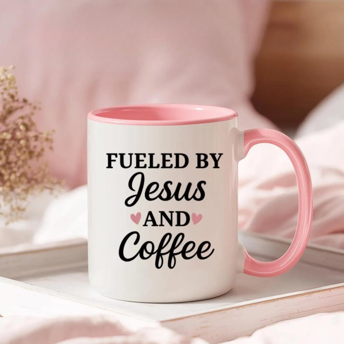 Christian Coffee Mug Bible Verse Cup Morning Devotional Accessory Faith Ceramic Drinkware Inspirational Scripture Design Religious Gift Idea Prayer Time Companion Daily Reflection Tool Spiritual Message Cup Motivational Quote Mug Faithful