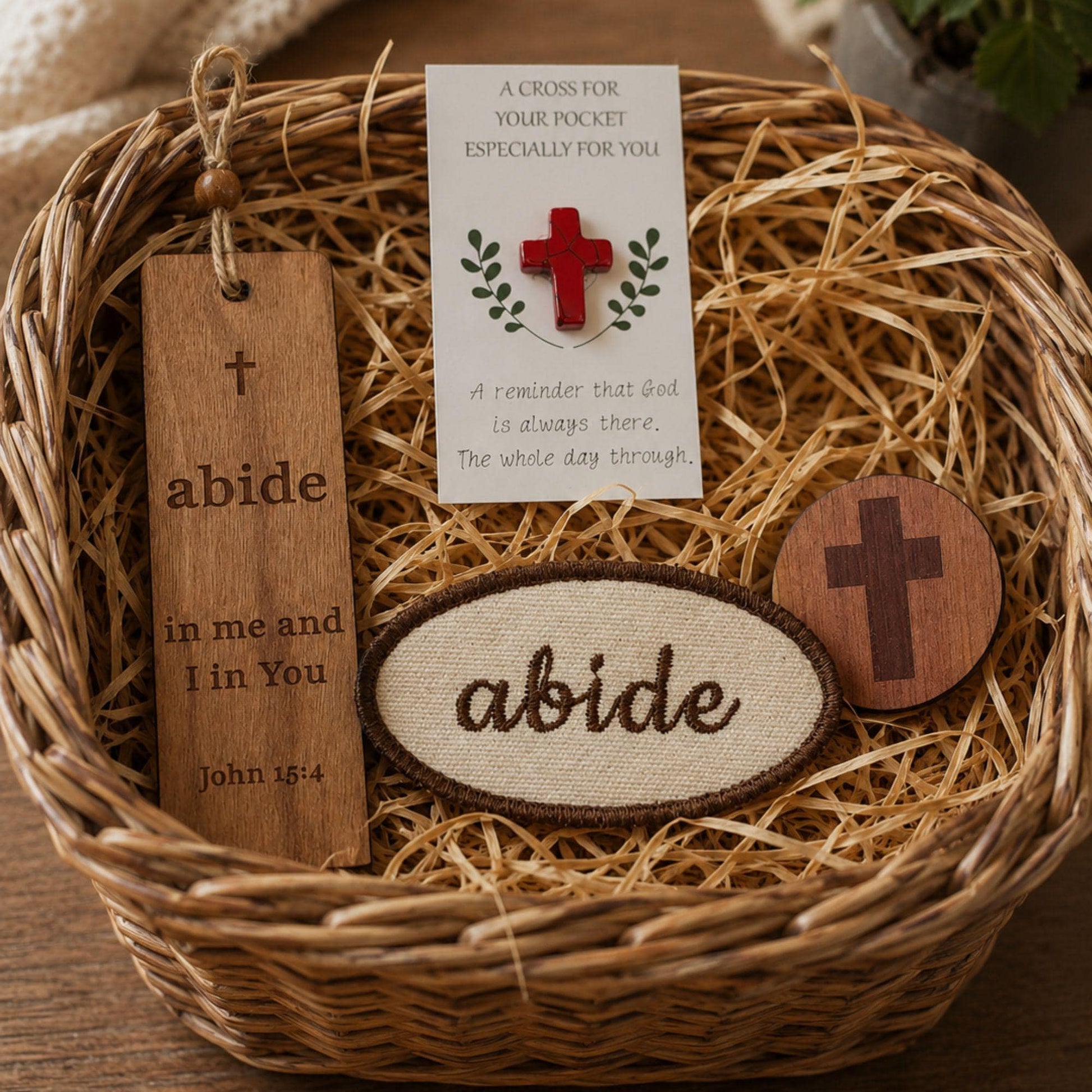 Christian Iron on Patch – Embroidered Faith Words for Journals - Heavenly Treasures