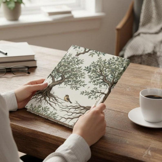 Christian Prayer Journal Hardcover Bible Study Notebook Faith Gift For Women Men Devotional Writing Diary Scripture Journal Tree Of Life Design Botanical Worship Keepsake Sermon Notes Daily Reflection Book Spiritual Growth Tool Religious