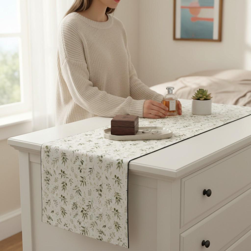Farmhouse Fabric Yard – Olive Branch Botanical Print on Premium Cotton - Heavenly Treasures