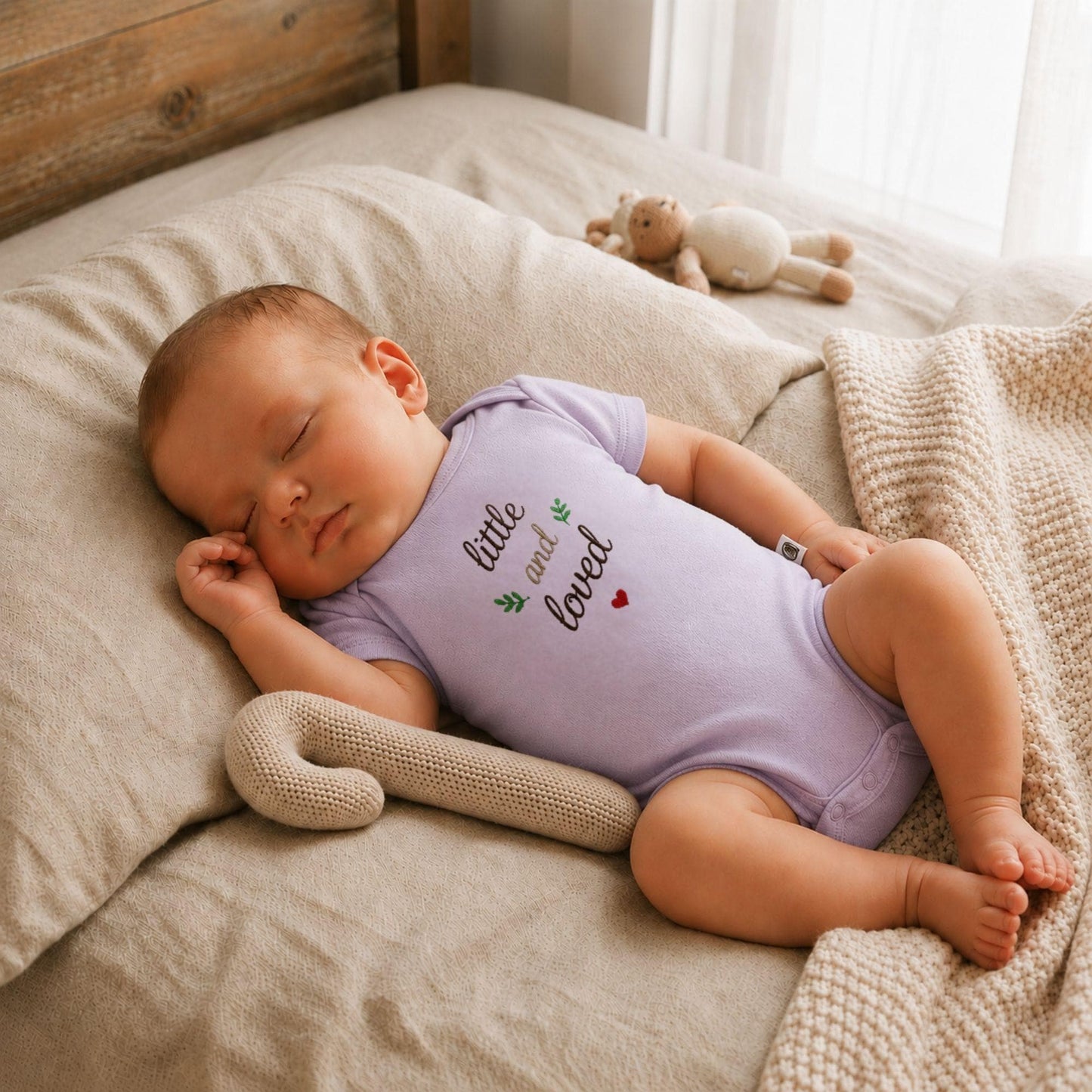 Religious Baby Gift Embroidered Onesie Baptism Outfit Baby Faith Inspired Bodysuit Christian Christening Clothing Child Of God Design Dedication Ceremony Attire Soft Comfortable Infant Wear Premium Quality Embroidery Baby Shower Present