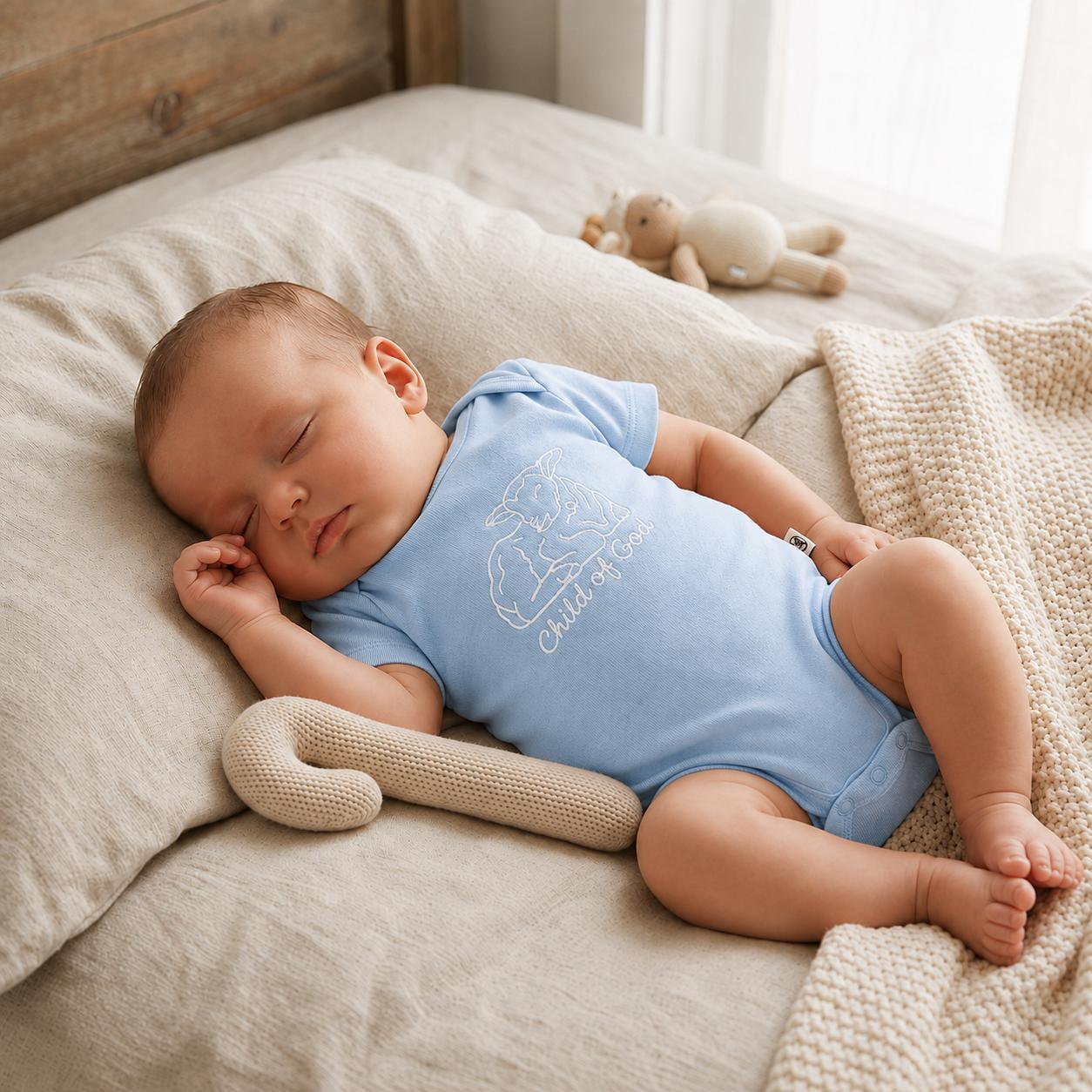 Baptism Outfit Baby – Embroidered Christian Onesie Christening Gift - Heavenly Treasures