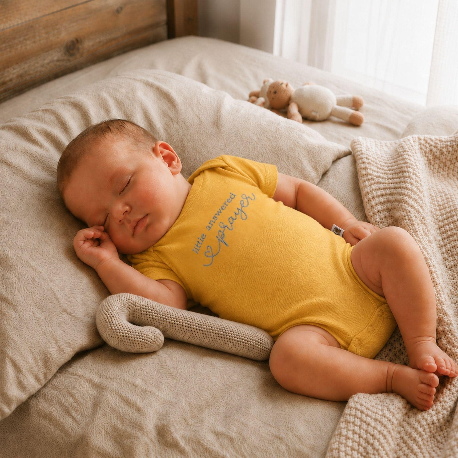 Baptism Outfit Baby – Embroidered Christian Onesie Christening Gift - Heavenly Treasures