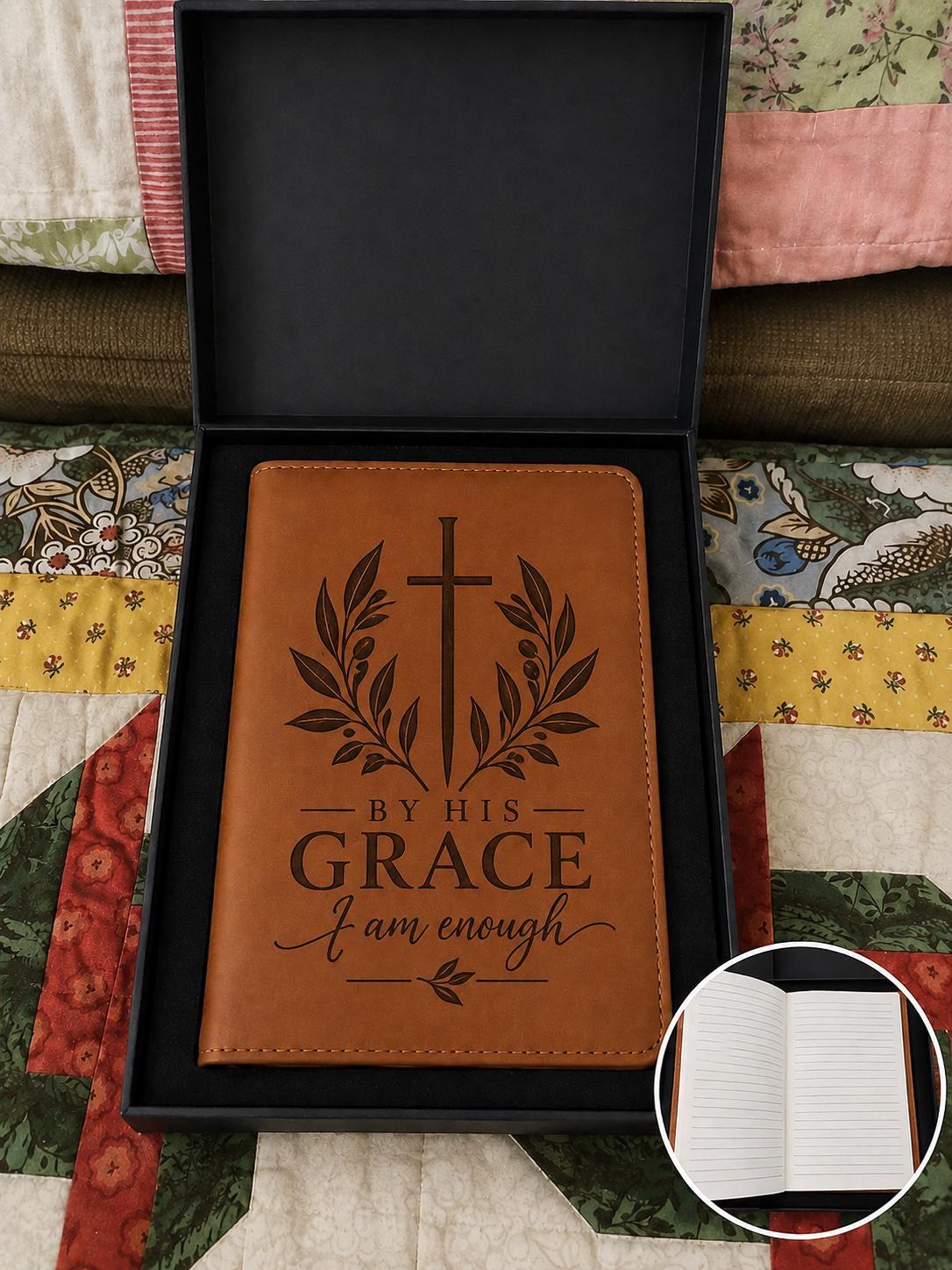 Christian Travel Gift Set – Engraved Journal, Passport Holder & Luggage Tag - Heavenly Treasures