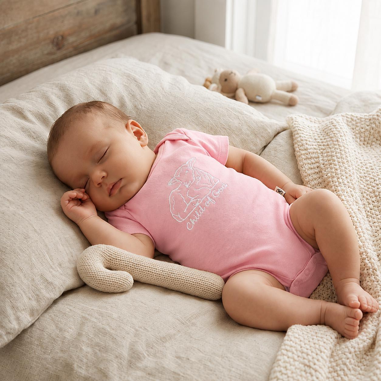 Baptism Outfit Baby – Embroidered Christian Onesie Christening Gift - Heavenly Treasures