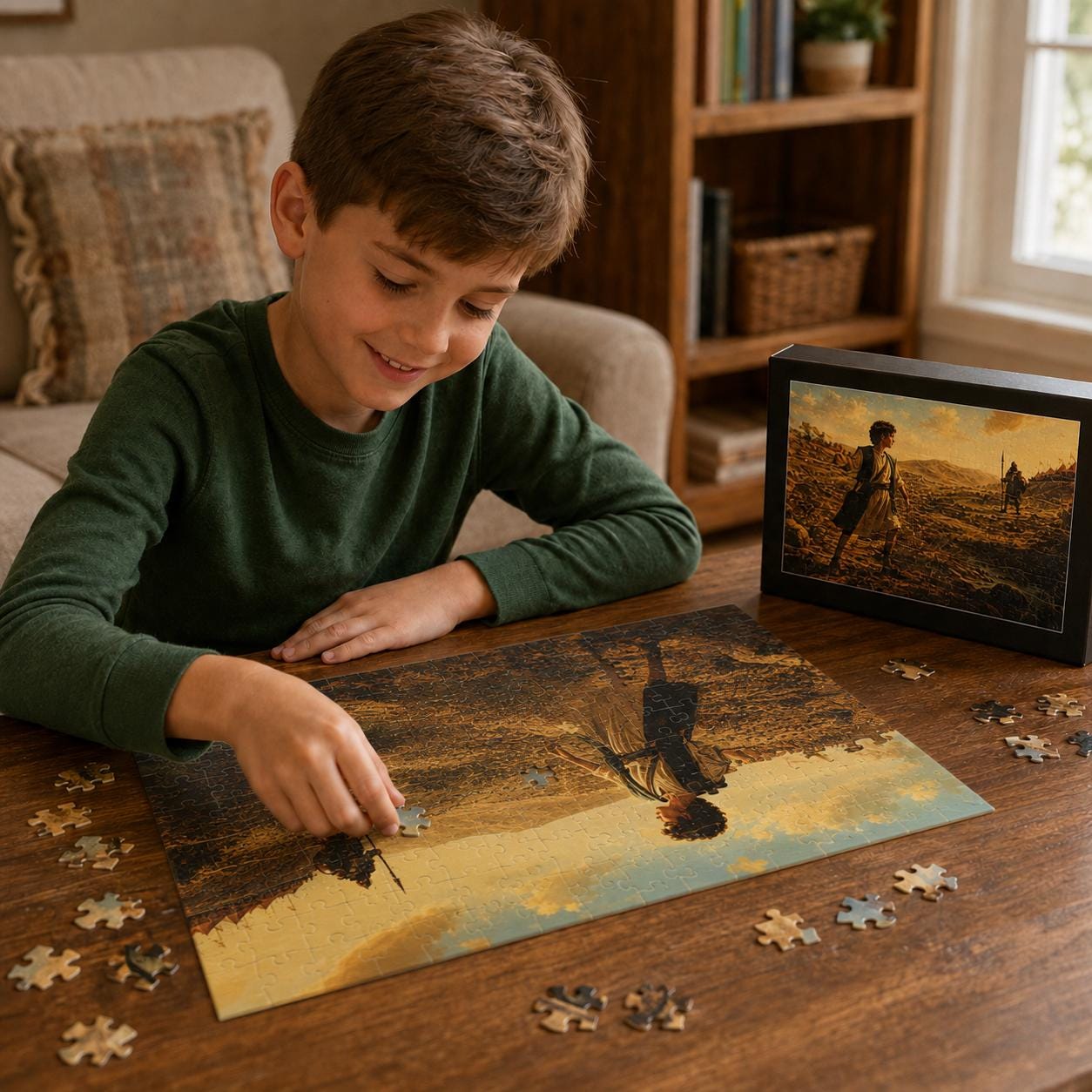 Bible Story Puzzle – 120-piece Christian Activity for Kids Ages 6-10