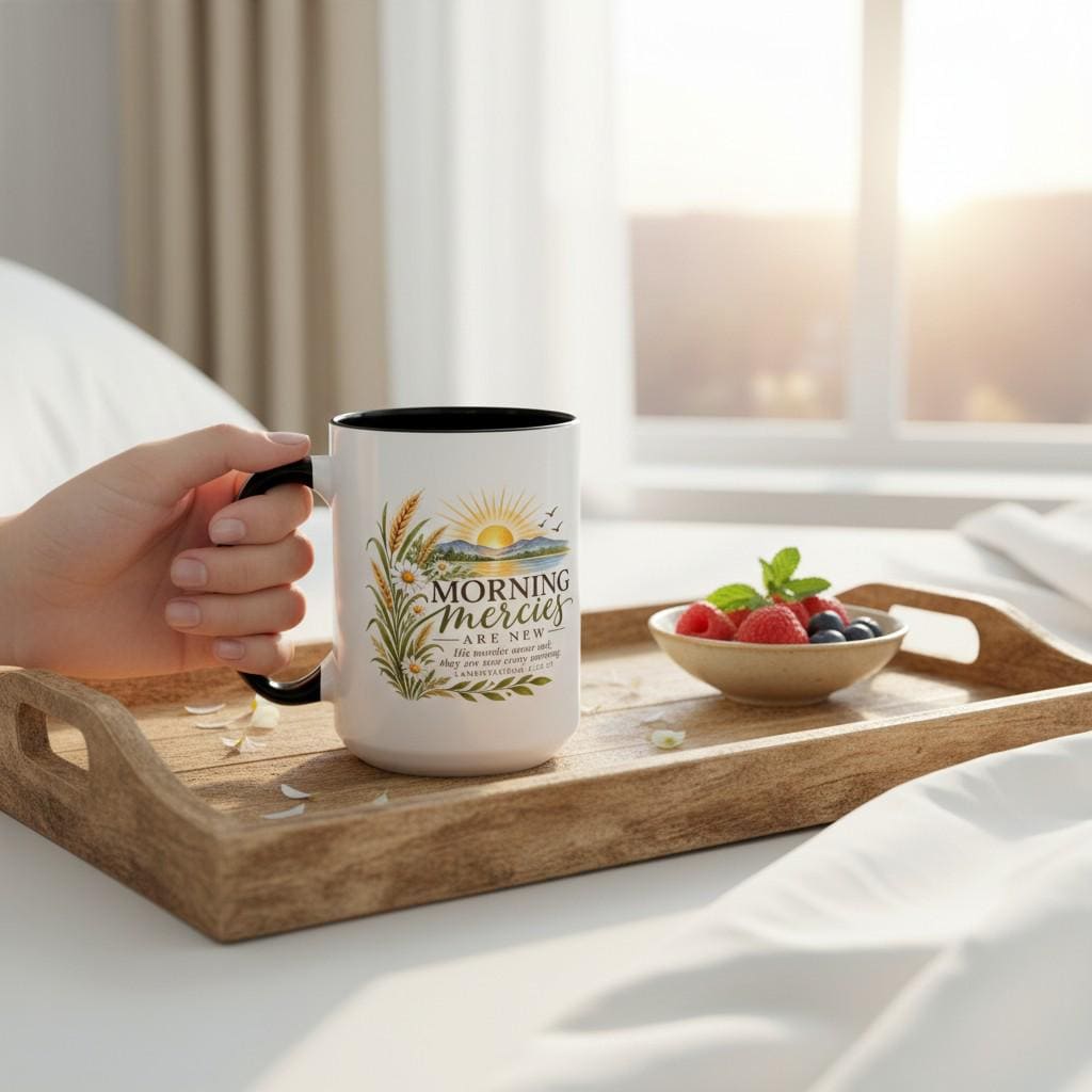 Bible Verse Coffee Mug – Daily Scripture Encouragement Gift