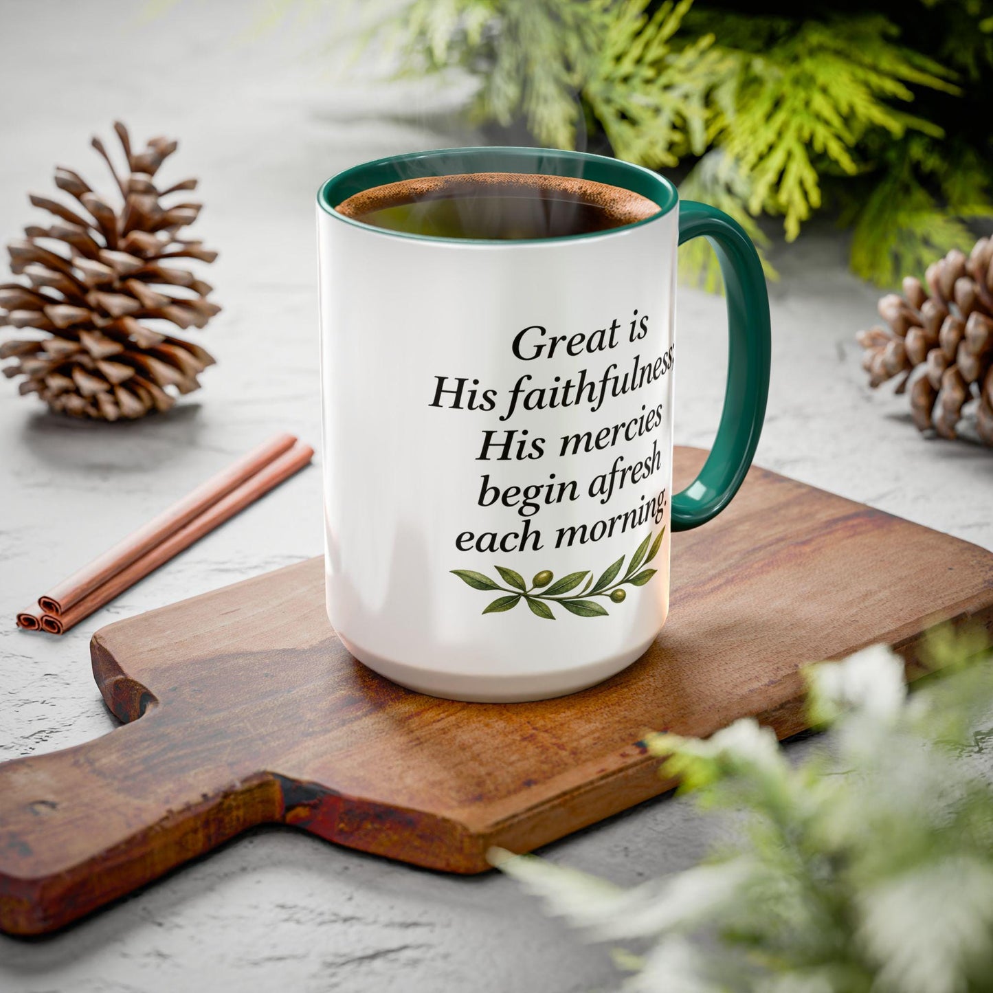 Bible Verse Coffee Mug – Daily Scripture Encouragement Gift