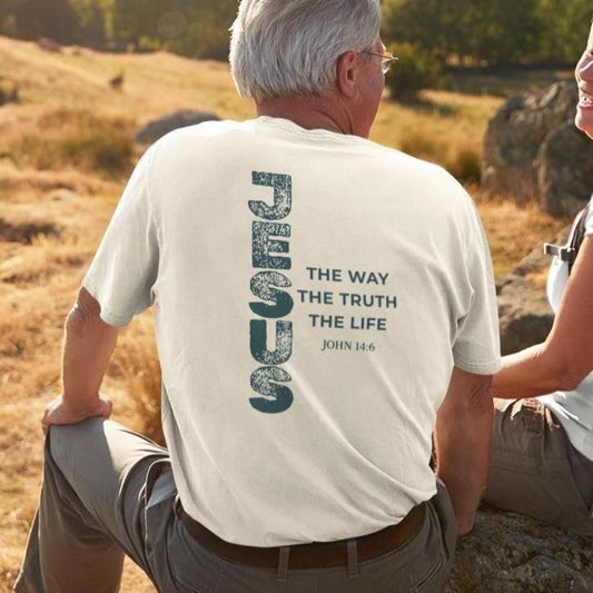A timeless faith tee inspired by John 14:6