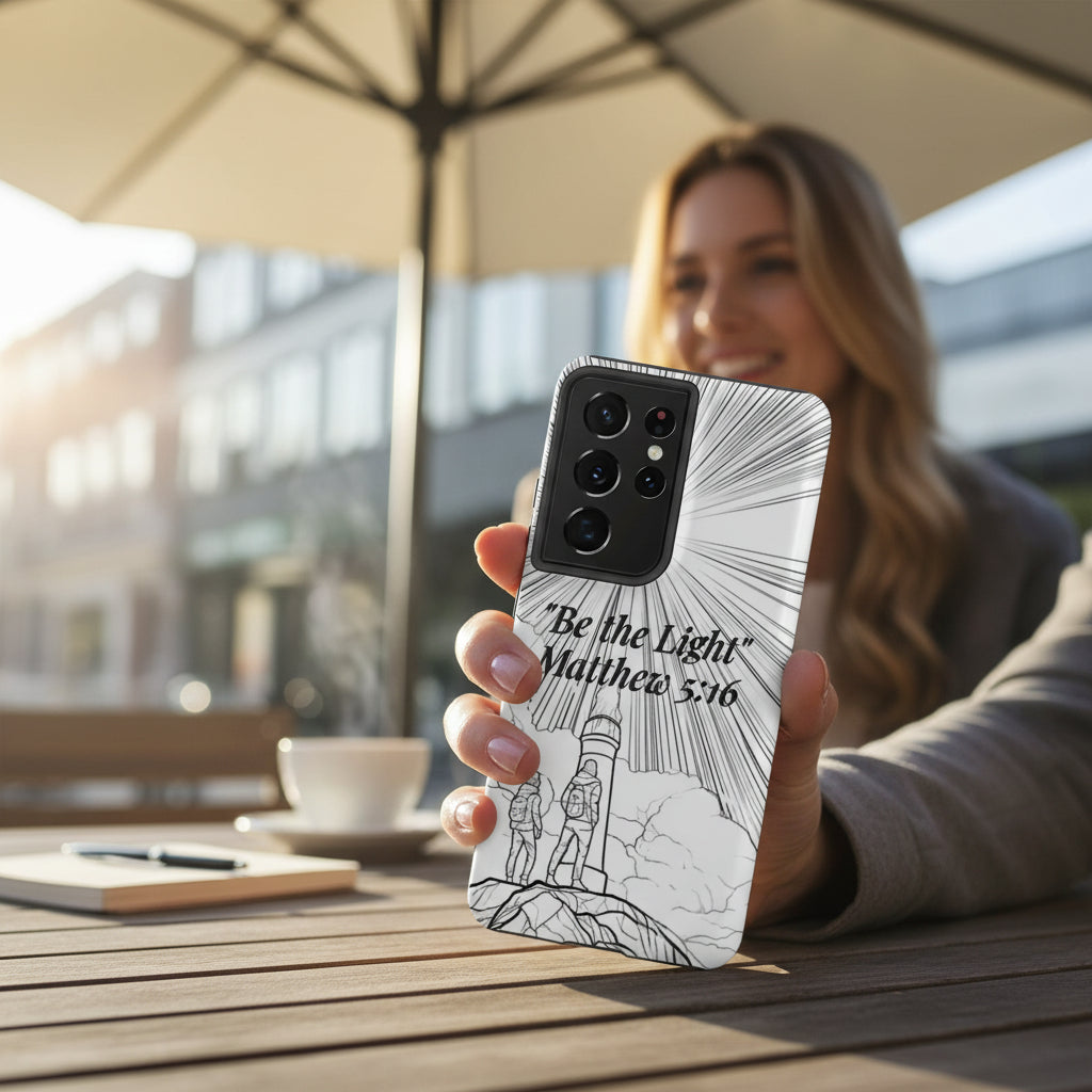 Be the Light | Matthew 5:16 | Christian Galaxy Case - Heavenly Treasures