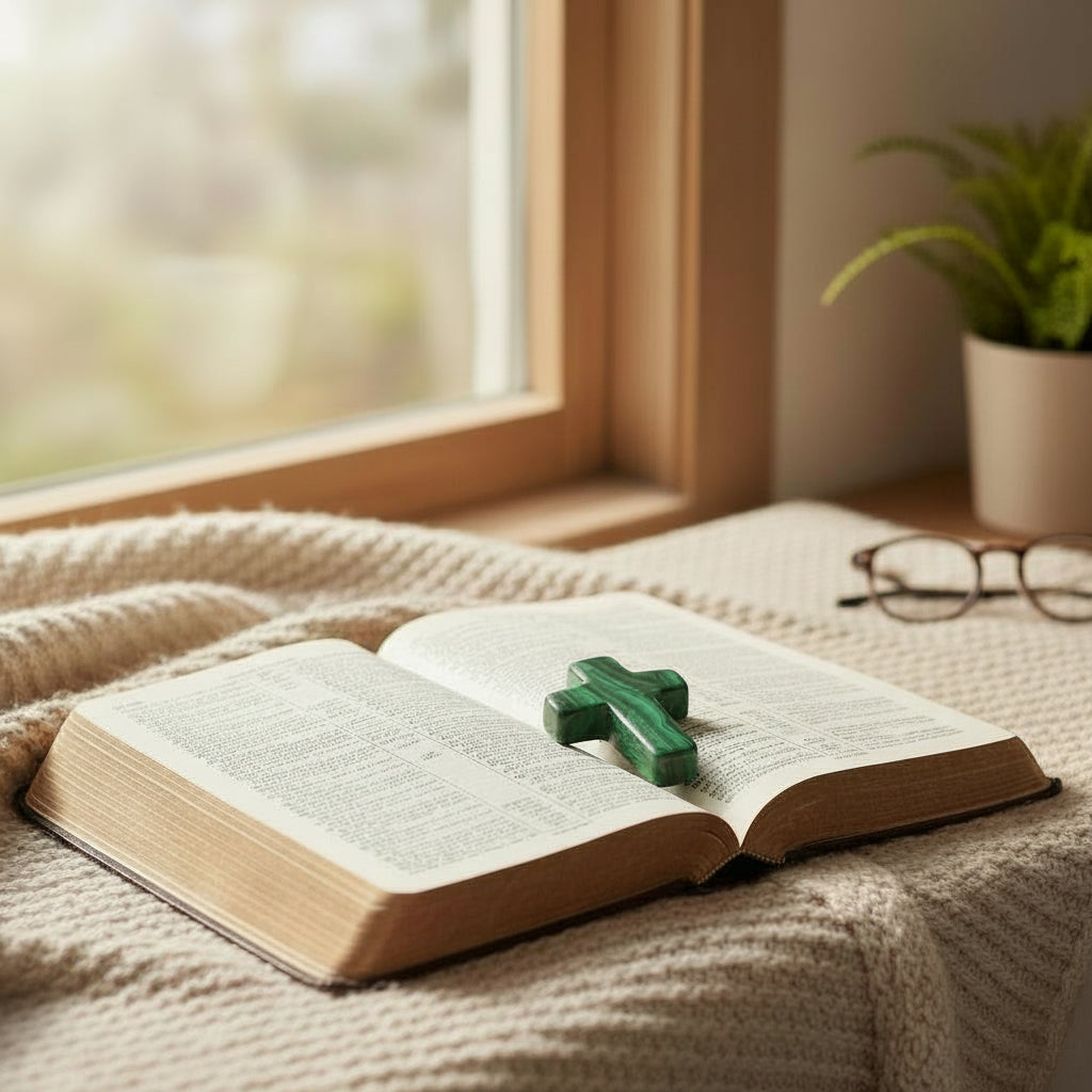 Handcrafted Pocket Cross for Life’s Sacred Moments - Heavenly Treasures