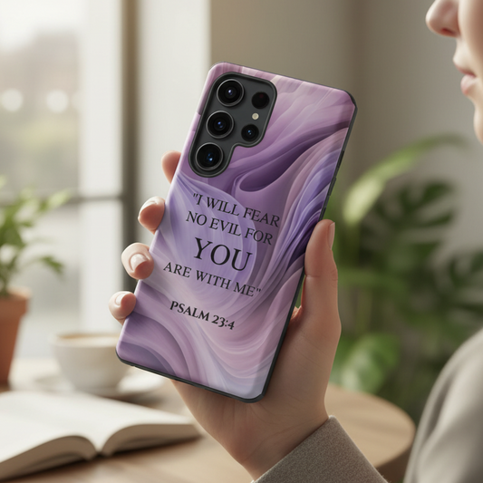 “I Will Fear No Evil” | Psalm 23:4 | Christian Galaxy Case - Heavenly Treasures