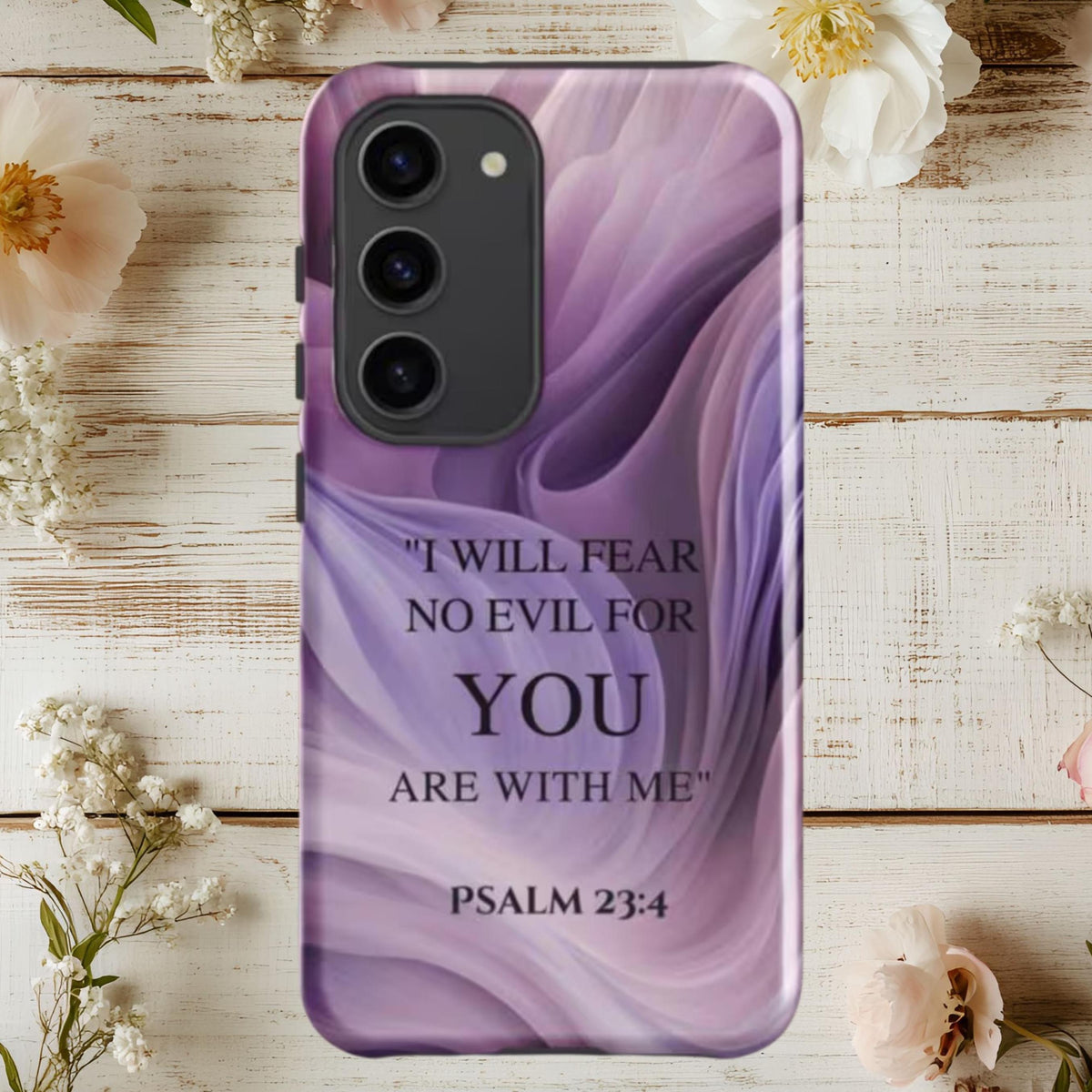 “I Will Fear No Evil” | Psalm 23:4 | Christian Galaxy Case - Heavenly Treasures