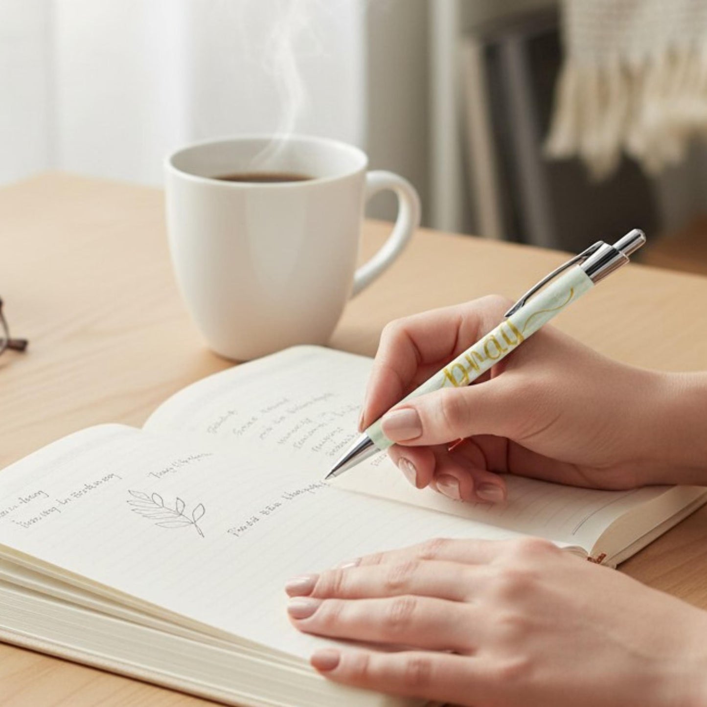 Pastor Gift Pen Scripture Writing Tool Christian Ministry Gift Worship Experience Faith Inspired Bible Verse Prayer Pen Set Custom Church - Heavenly Treasures