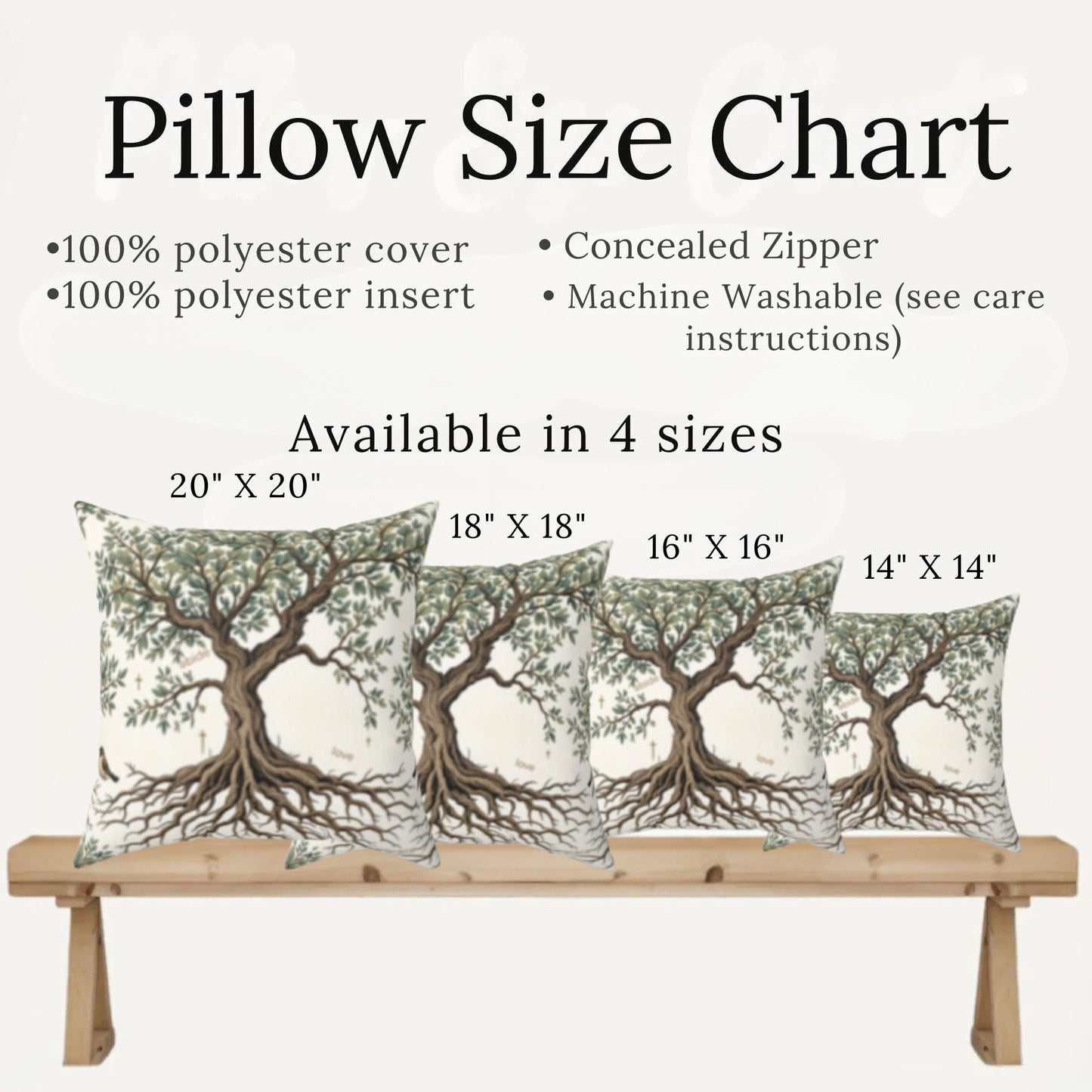 Rooted in Grace Throw Pillow - Heavenly Treasures