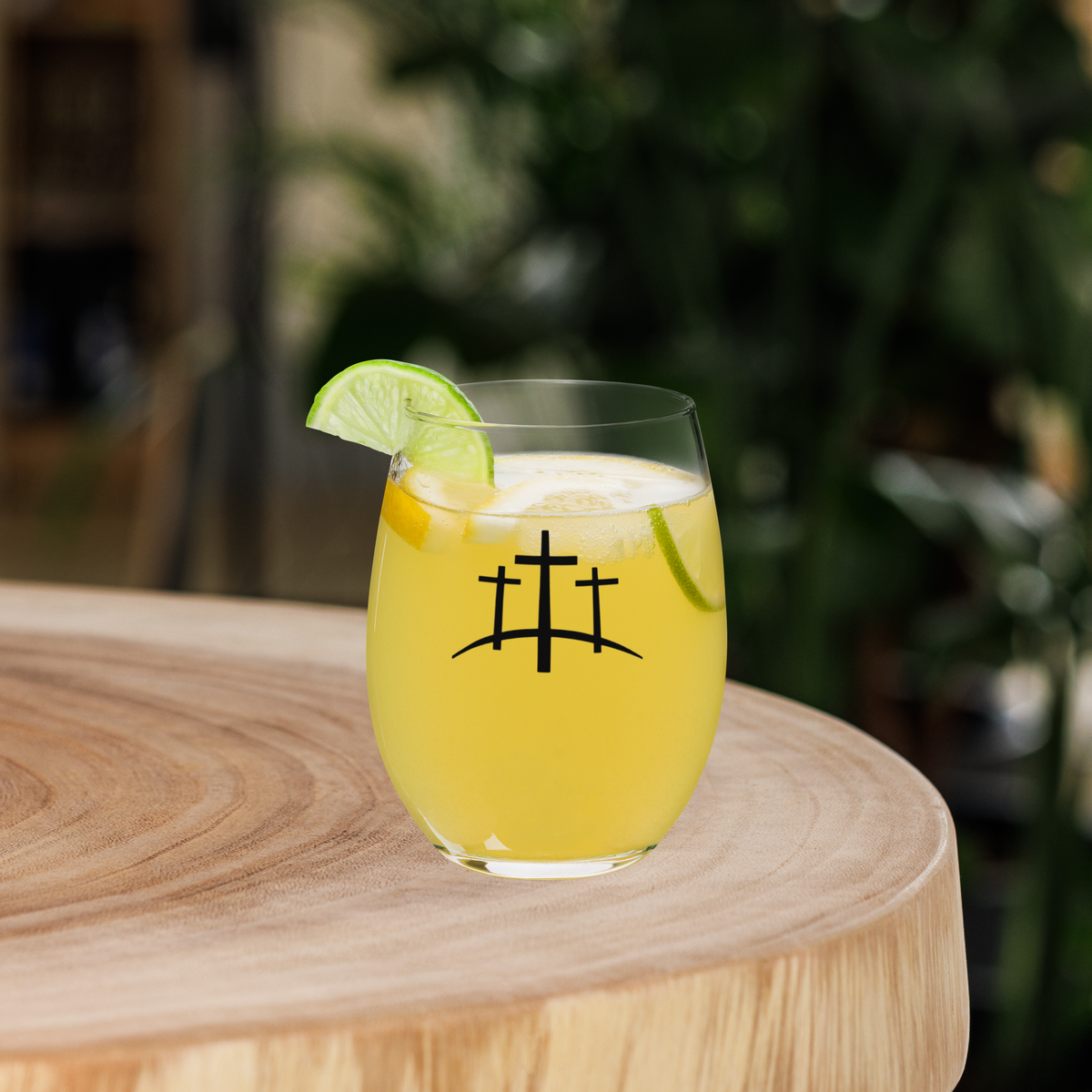 Calvary Cross Glass Bundle – Faith at the Table Set of 3